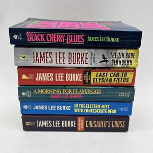 James Lee Burke Books Lot Of 6 Dave Robicheaux Paperback Books Mystery Crime - Picture 1 of 8