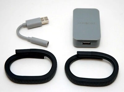 2 x Jawbone UP Wristband SMALL Set 2nd Gen Black Onyx Fitness Diet Tracking arm - Image 1 of 4