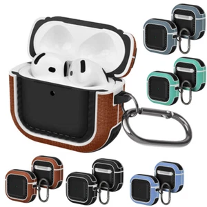 Funda protectora completa de cuero TPU PU para AirPods 4ª 3ª 1ª/2ª generación Pro - Imagen 1 de 22