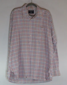 Charles Tyrwhitt Button Down Long Sleeve Shirt Mens Size XL Check Cotton Fall - Picture 1 of 5