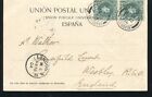 1904 SPAIN CANARY ISLANDS PAQUEBOT TO ENGLAND