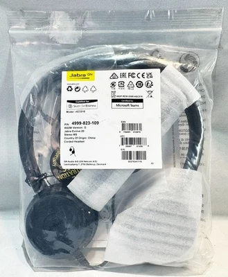 Jabra Evolve 20 Mono MS HSC016 Noise Canceling USB Headset 4999-823-109 NEW - Image 1 of 2