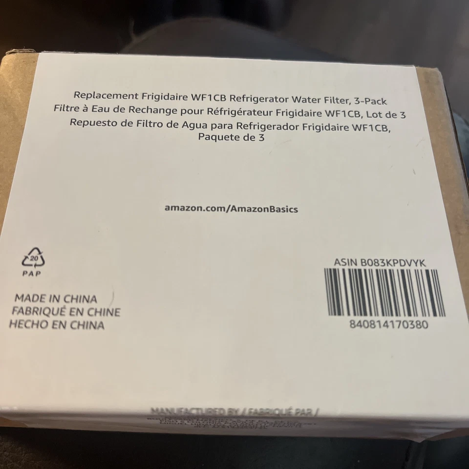 Replacement Frigidaire WF1CB Refrigerator Water Filter, 3-Pack - Image 1 of 1