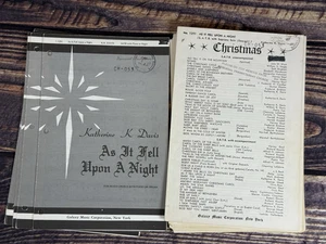 As It Fell Upon a Night-Davis-Galaxy Pub.-SATB-CHORAL ANTHEM OCTAVO - Picture 1 of 4