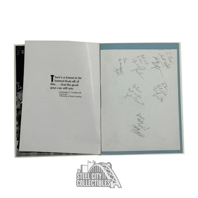 Michael Jordan Autographed 82-83 UNC March To The Top Book -JSA LOA (Rookie Era) - Image 1 of 4