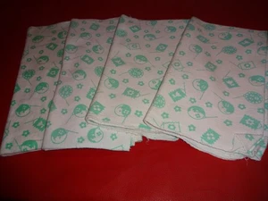 Windeln Kinderdecken DDR  4 x 70-80 cm Schrankware DDR - Bild 1 von 3