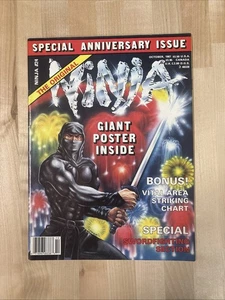 Vintage The Original Ninja Magazine# 24 Oct. 1987 Poster In Tact - Picture 1 of 3