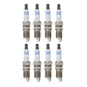 8 pc Bosch Double Iridium Spark Plugs for 2003-2020 GMC Savana 3500 4.8L al - Picture 1 of 5
