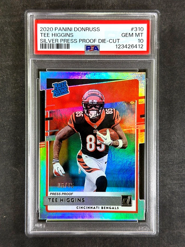 NFLカード Tee Higgins 世界1枚限定パッチカード含む3枚セット Tee Higgins