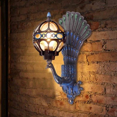 Antique Vintage Wall Lamp Exterior Wall Light Fixture Garden Sconce Porch Light - Image 1 of 4