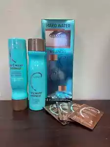 Malibu C Hard Water Wellness Kit Shampoo/Conditioner/4 Hardwater Treatment Packs - Picture 1 of 2