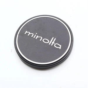 Original Minolta 57mm Push-On Front Metal Lens Cap for 50/1.4 55/1.7- Bon état! - Photo 1 sur 2