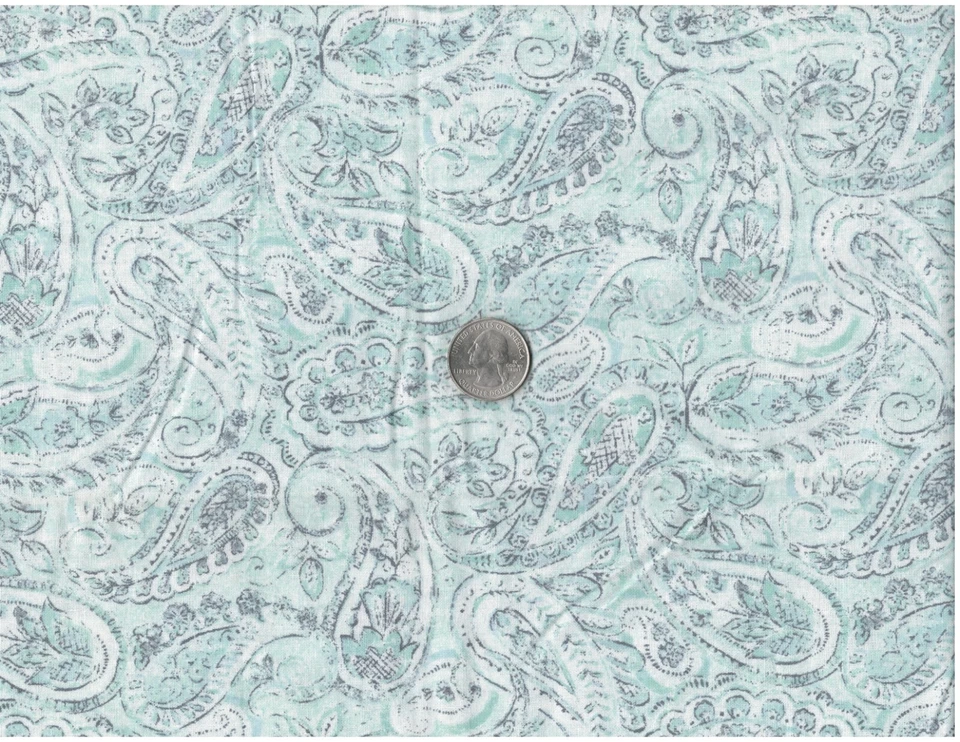 Resto de tela 9X21 para manualidades, acolchado, remolino de cachemira Foto 1 de 1