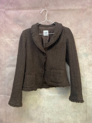 Blazer Moschino taglia M marrone