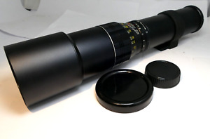 Spiratone 400mm f6.3 lens Lens interchangeable T2 mount for Nikon F cameras