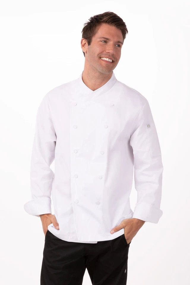 Chef Works Mens St. Maarten Chef Coat (COCC) - Image 1 of 1