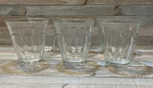 Set Of 6 DURALEX Picardie Old Fashioned Glasses 8 oz 3.5” Low Ball Short France - Picture 1 of 7