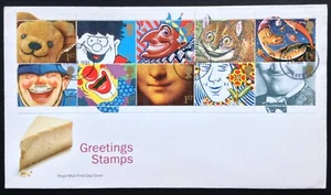 GB 1991 Greetings Set + Margins on Unaddressed First Day Cover, FDI Leeds - Picture 1 of 2
