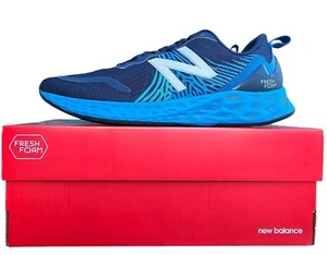 New Balance Men's Fresh Foam Blue Running Sneakers MTMPOBB - Picture 1 of 8