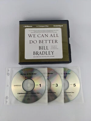 We Can All Do Better by Bill Bradley: Audiobook CD - Clean Very Good Ex-Library - Image 1 of 4