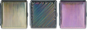 Estuche de cigarrillos tamaño king 20 Shiny / metal / banda elástica / 2 lados / 90 x 96 x 16 mm - Imagen 1 de 4