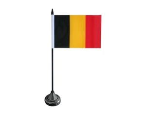 Tischflagge Belgien belgische Tischfahne 10x15cm - Picture 1 of 1