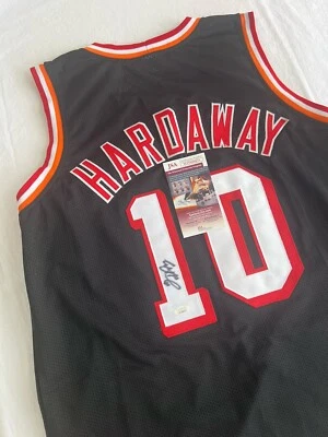 Tim Hardaway "UTEP two-step" HOF Miami Heat Signed Autographed Jersey JSA COA - Image 1 of 4