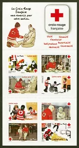 France Sc# B765a, 2016 Red Cross Semi-Postal Pane of 8, VF/XF MNH, SCV: $18.00 - Picture 1 of 2