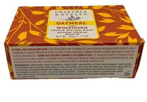 Crabtree Evelyn Bar Soap Oatmeal Triple Milled 7oz Jumbo Size - Picture 1 of 8