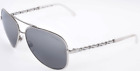 CHANEL sunglasses - 4194Q c.124/S8 - AVIATOR - White / Silver / Chrome - Womens