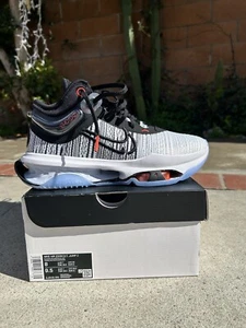 Size 8 - Nike Air Zoom GT Jump 2 Low White Black - Picture 1 of 6