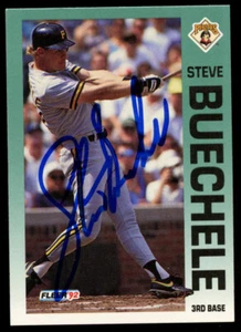 Steve Buechele #552 signed autograph auto 1992 Fleer Baseball Trading Card - Picture 1 of 1