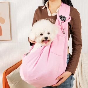 Comfortable Dog Bag Pet Crossbody Shoulder Bag Outdoor Travel Portable Cat Puppy - Picture 1 of 19