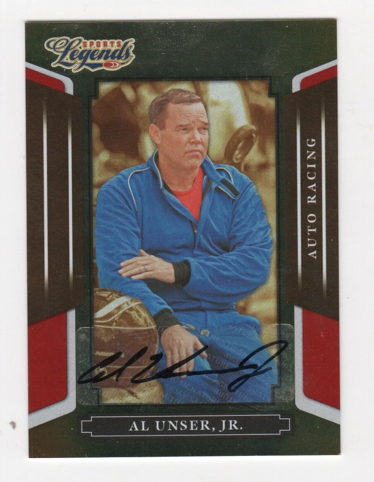 Al Unser Jr. AUTOGRAPH /219 2008 Donruss Americana RACING Indianapolis 500 AUTO - Image 1 of 1