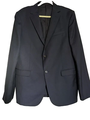 Z Zegna Suit Jacket Men's Navy Wool Drop 8 Slim Fit EU 54R US 44 New Without Tag - Image 1 of 4