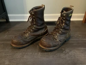 Thorogood Mens Waterproof 8” Boots Crazy Horse Size 10 EE Moc Toe 814-3890 Work - Picture 1 of 8