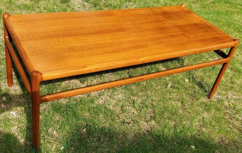 Vintage CFC Silkeborg Danish Coffee Table No. 309 - Made in Denmark - Beautiful! Cover