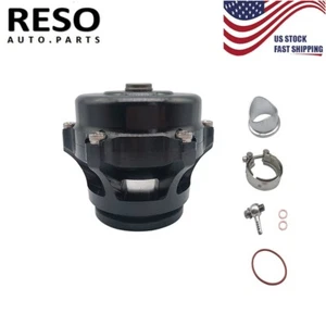 Válvula de soplado universal de aluminio Jdm 50 mm tipo Q BOV con brida de banda en V tial - Imagen 1 de 11