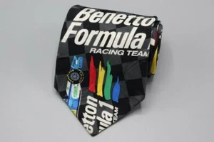 RM STYLE Silk Tie. Benetton Renault Formula Racing Team - Picture 1 of 5