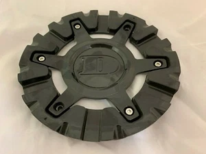 DEMODA CONCEPT ABSOLUTE BLACK WHEEL RIM CENTER CAP 6-7/8" DIAMETER - Picture 1 of 2