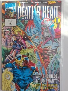 Deaths Head II #4. März 1993 Marvel Comics UK selten Comic Gaststars The Xmen - Bild 1 von 4