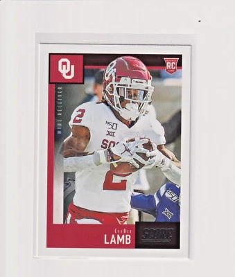 CeeDee Lamb 2020 Score Rookie Card RC #416 Sooners Cowboys - Image 1 of 2