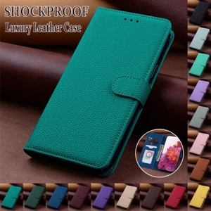 For Samsung A13 A14 A34 A53 A23 A54 Case Classic Leather Flip Stand Wallet Cover - Picture 1 of 75
