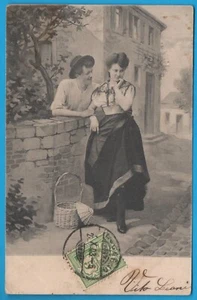 Locarno Coppia di Innamorati Anno 1905 FP cartolina vintage postcard MA1886 - Picture 1 of 2