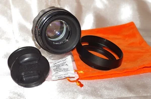 BEL objectif M42 58mm f2 HELIOS_44-2 KMZ bouchon-pare-soleil-houss SWIRLY BOKEH - Imagen 1 de 24