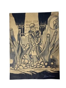 Johnny CRAIG - PAPER PAINTING - EC Artists of the 1950's - SIGNED - Picture 1 of 2
