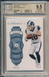 Cooper Kupp 2017 Flawless RC  # 50 in Set  Diamond ! Rookie 9 /10 BGS 9.5 - Picture 1 of 3