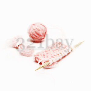 Miniature Knitting Needles for Toy Houses Wool Needlepoint Dollhouse Knitting