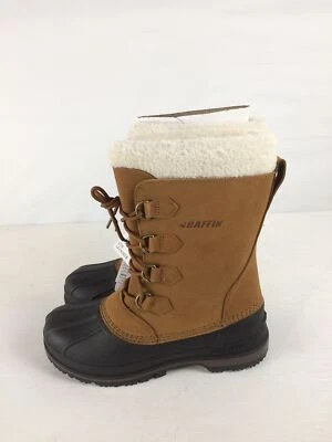 Botas de invierno Open Box Baffin Canada para mujer, marrón, W9 Foto 1 de 4