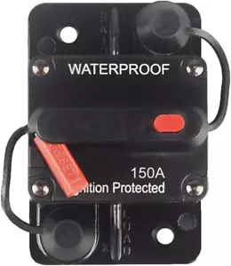 150 Amp Circuit Breaker Manual Reset 30-250A for Car Truck Rv ATV Marine Trollin - Picture 1 of 12